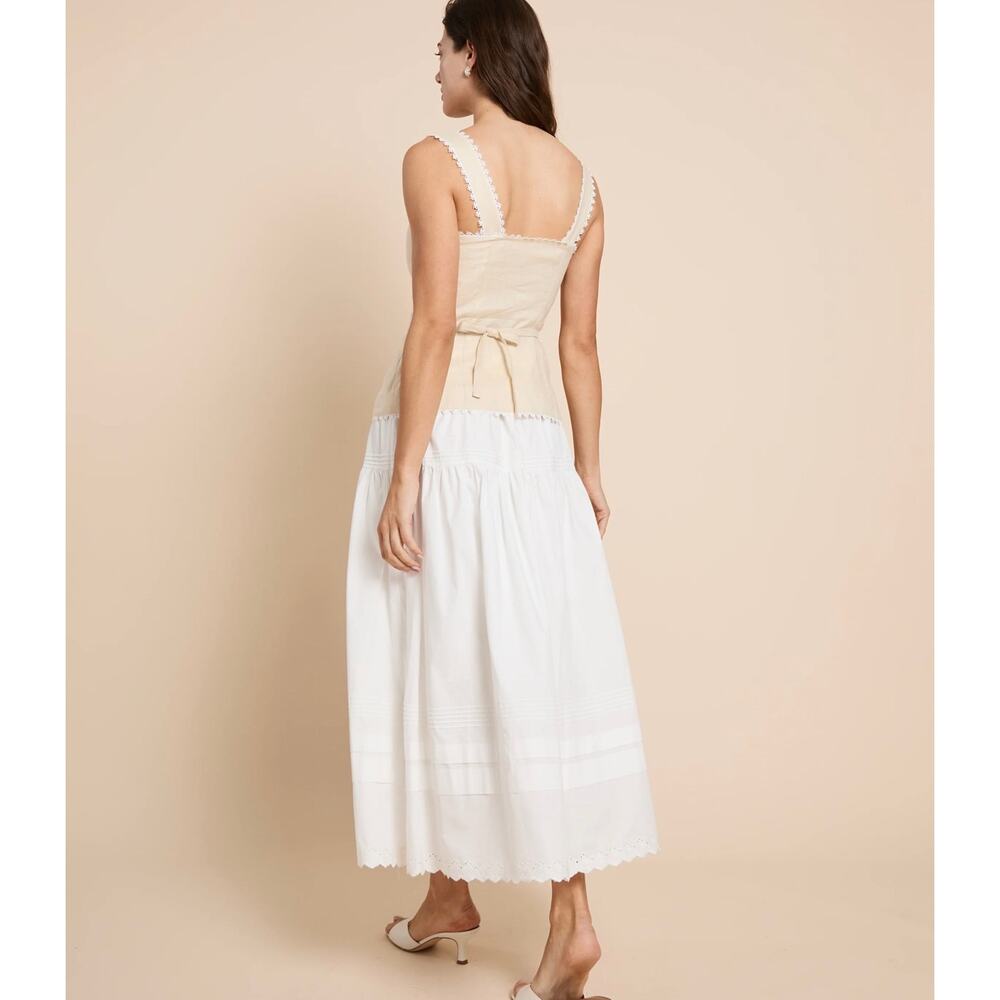 New O.P.T Beth white maxi skirt $172 size 2 - Picture 5 of 7